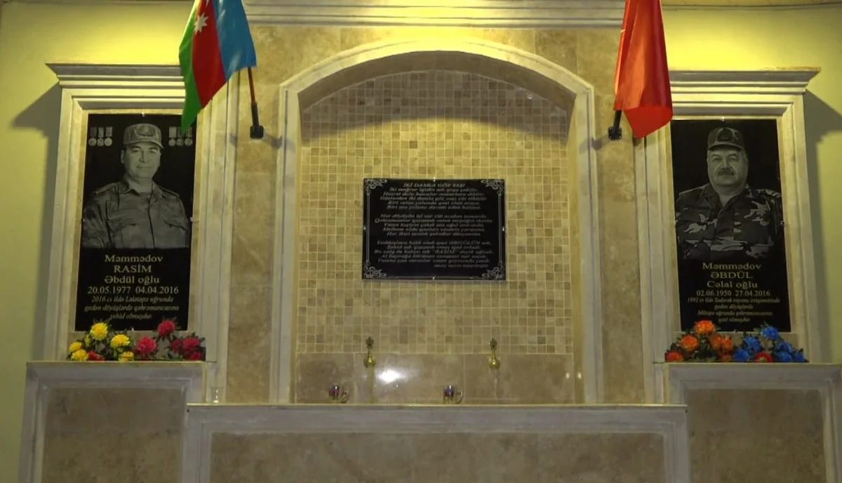 Naxçıvanda Aprel döyüşlərinin qəhrəmanının xatirəsinə bulaq-abidə açılıb