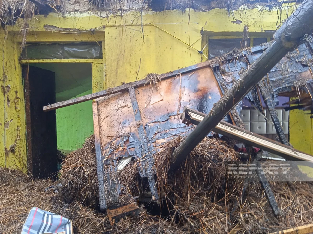 Tərtərdə fərdi evdə yanğın olub