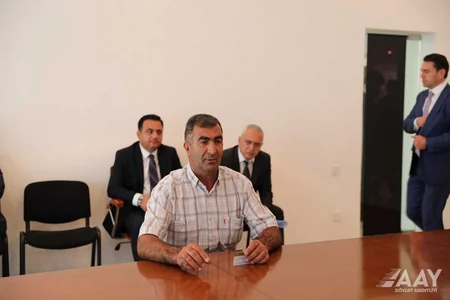Saleh Məmmədov Şabranda vətəndaşları qəbul edib
