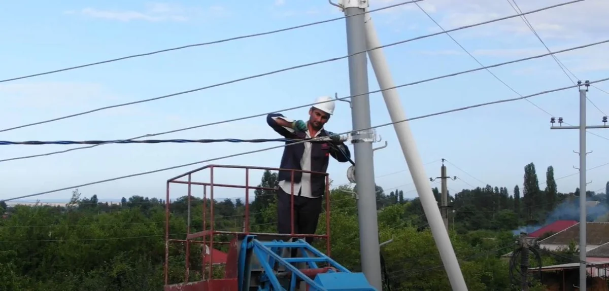 Азеришыг восстановил электросети пяти сел в Хачмазе