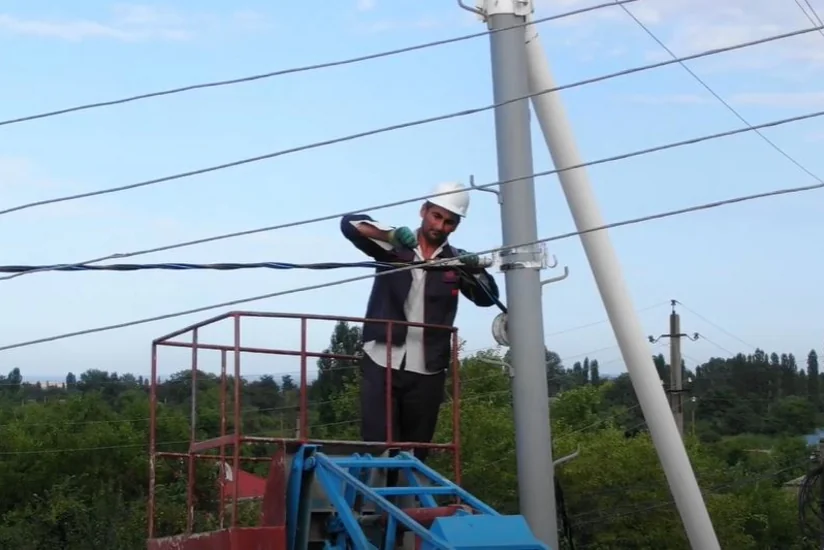 Азеришыг восстановил электросети пяти сел в Хачмазе