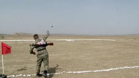 Azerbaijan Army holds paramilitary cross competition