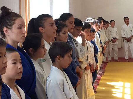 Azərbaycan Cüdo Federasiyasının rəsmiləri Qəbələdə görüş keçiriblər