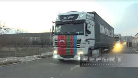 Azerbaijan's Nakhchivan sends 11 more aid trucks to Turkiye