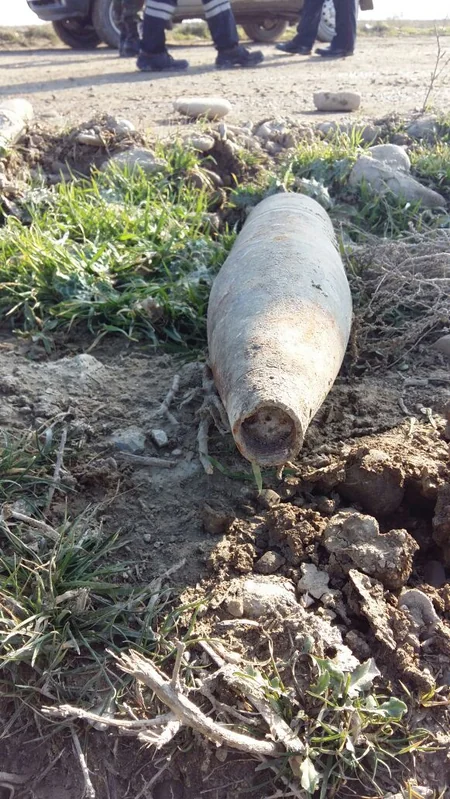 Xızıda partlamamış top mərmisi aşkarlanıb