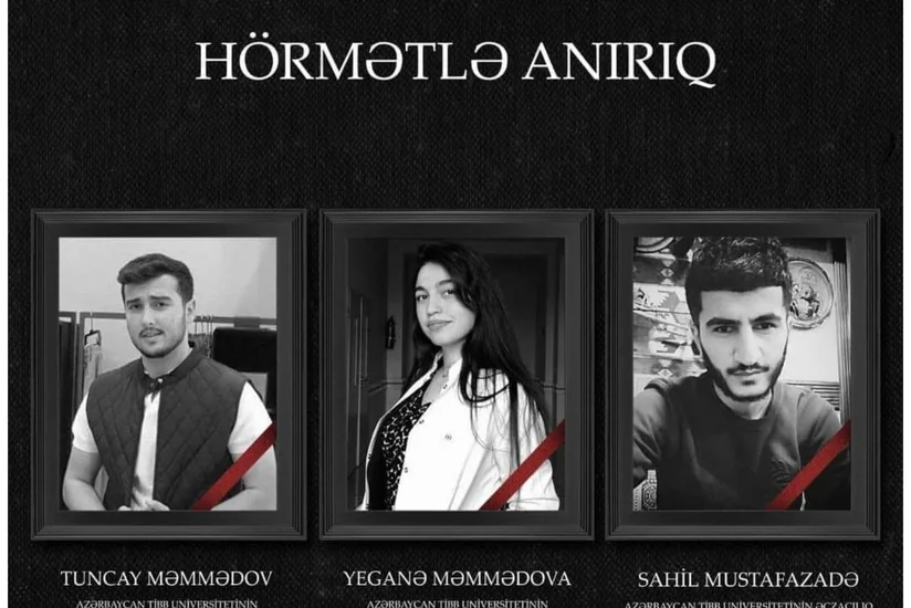 TƏBİB qəzada ölən tələbələrlə bağlı məlumat yaydı