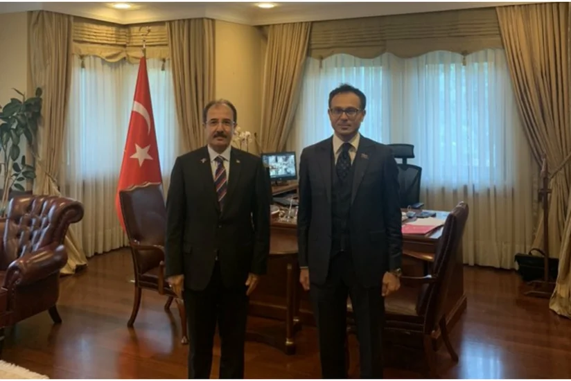 Deputat Ramil Həsən Türkiyə səfiri ilə görüşüb