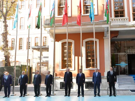 Azərbaycan Prezidenti İstanbulda Türk Şurasının katibliyinin yeni binasının açılışında iştirak edib