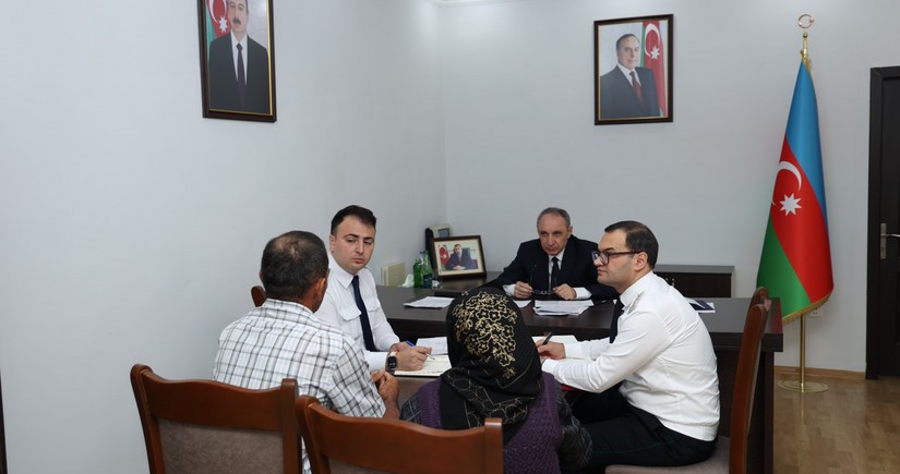 Baş prokuror Zaqatala rayonunda vətəndaşları qəbul edib