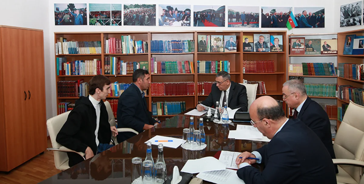 Səfərbərlik Xidmətinin rəisi Qazaxda vətəndaşları qəbul edib
