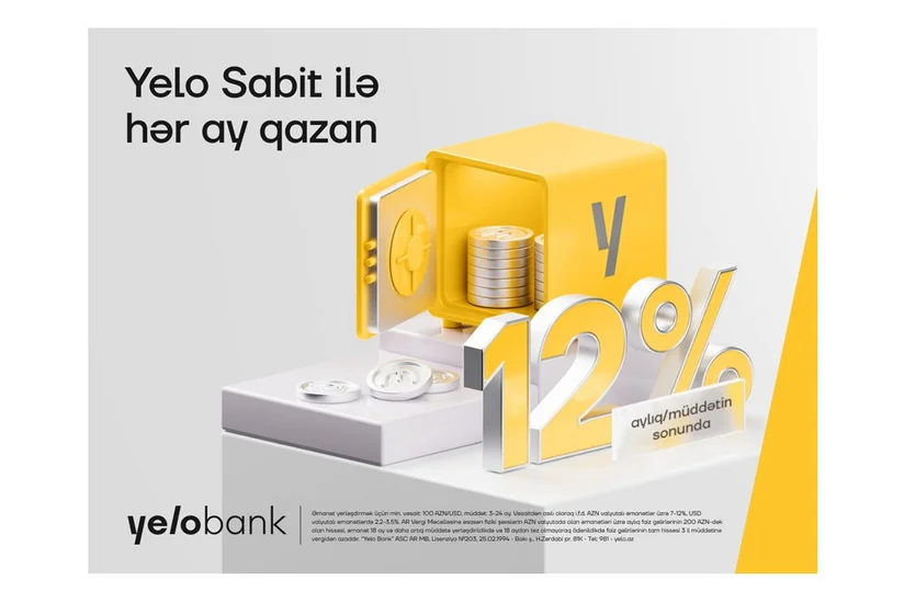 Yelo Sabit ilə pulunu gəlir mənbəyinə çevir!