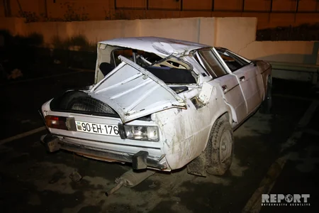 В Абшероне женившийся месяц назад молодой человек погиб в аварии на угнанном им автомобиле - ФОТО - ОБНОВЛЕНО