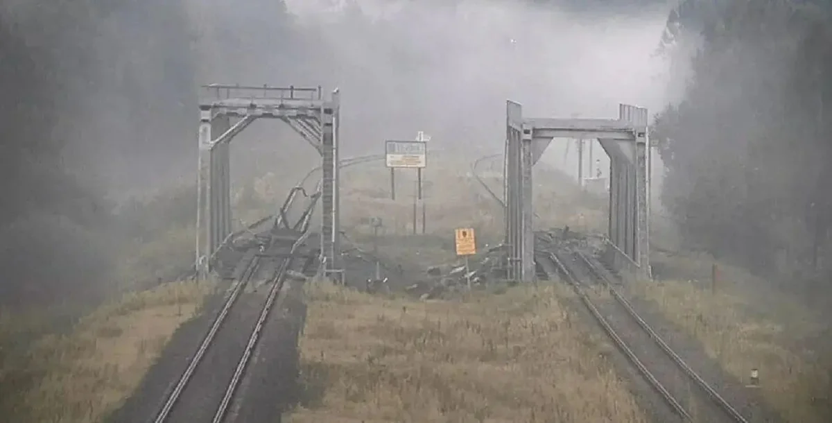 Ukrayna-Belarus sərhədində partlayış olub