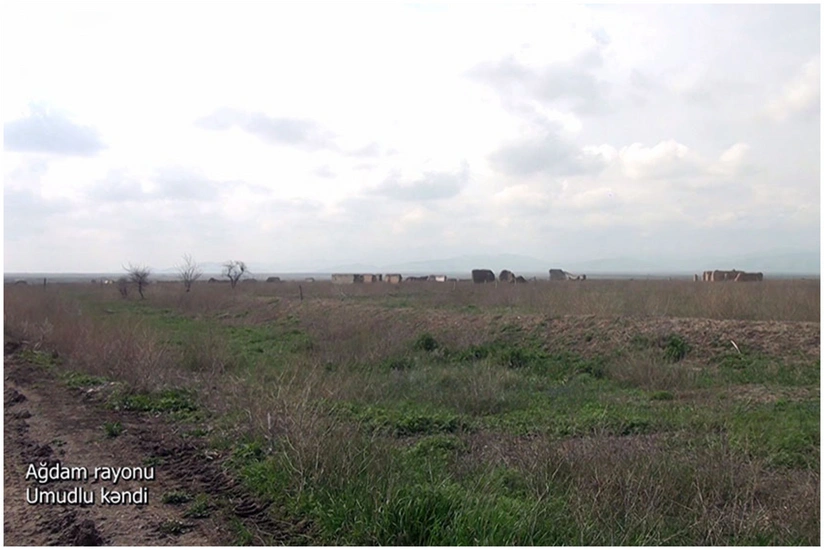 Footage from liberated Umudlu village of Azerbaijan's Aghdam district