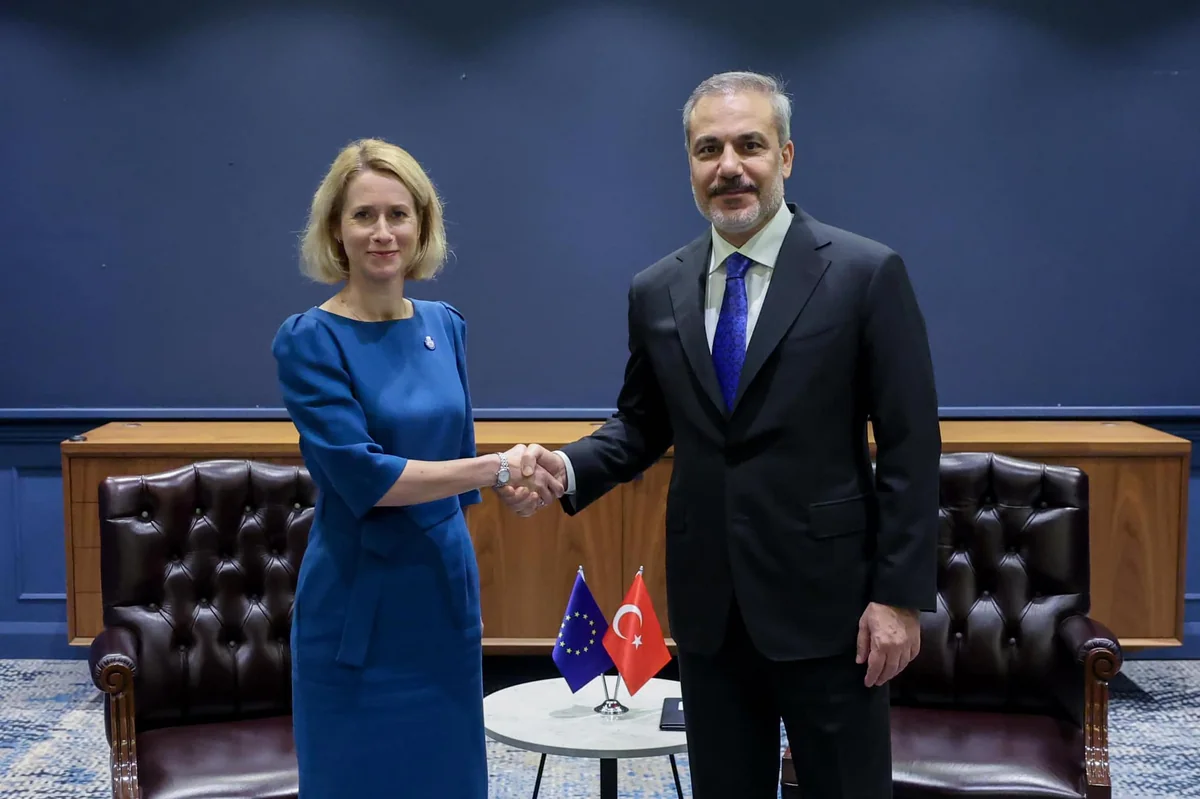 Hakan Fidan mulls situation in Ukraine, Syria with Kaja Kallas
