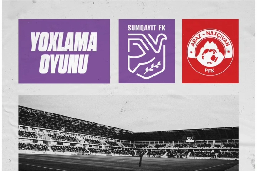 Sumqayıt və Araz-Naxçıvan yoxlama matçında qarşılaşacaqlar