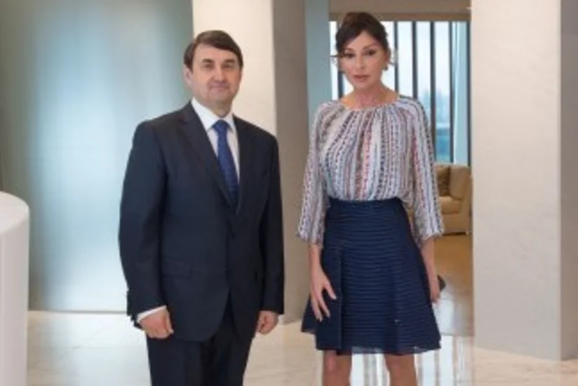 ​Mehriban Əliyeva Rusiya Olimpiya Komitəsinin vitse-prezidenti ilə görüşüb