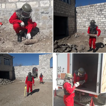 Tovuzda top mərmisi tapılıb