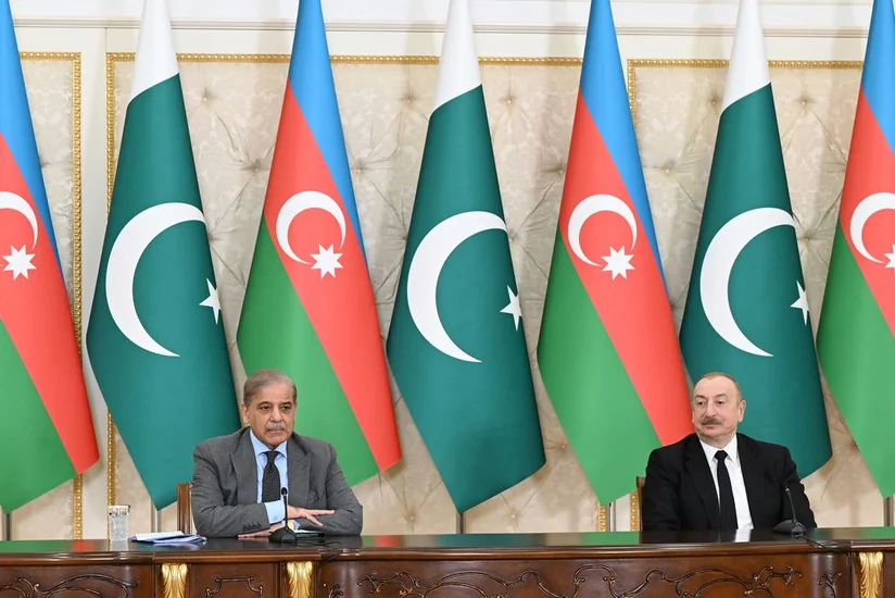 Президент Азербайджана и премьер-министр Пакистана выступили с заявлениями для прессы