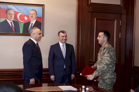 Naxçıvanda bir qrup şəhid ailəsi və müharibə əlilinə mənzillər təqdim edilib
