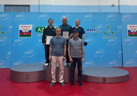 Veteran stolüstü tennisçilər arasında Azərbaycan çempionatının qalibləri müəyyənləşib
