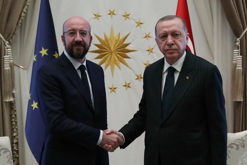 Erdogan, Charles Michel talk over phone