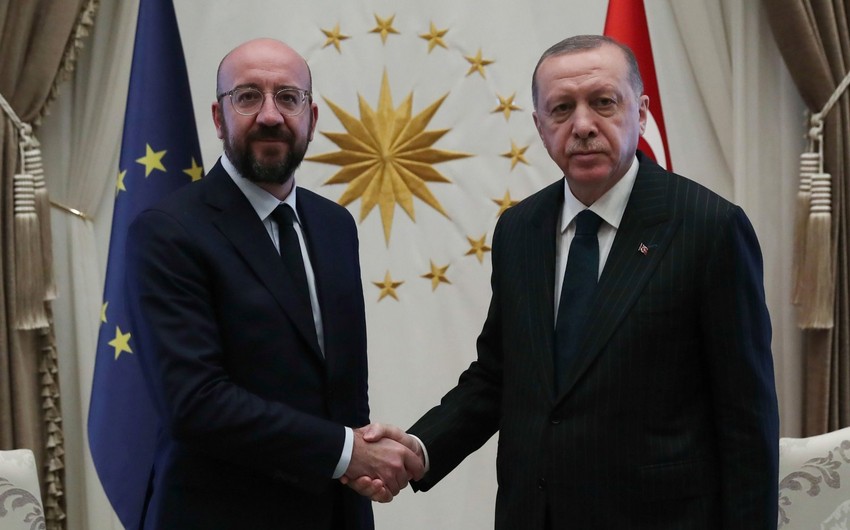 Ərdoğan və Şarl Mişel telefonla danışıb