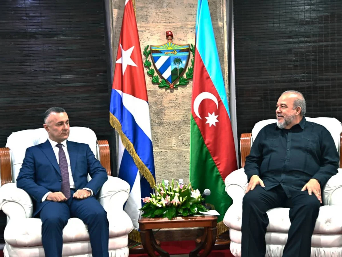 Azərbaycanın səhiyyə naziri Kubanın Baş naziri ilə görüşüb, əməkdaşlığı müzakirə edib