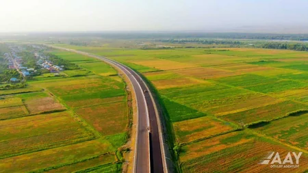 Bakı-Qazax yolunun 130 km-lik hissəsinin genişləndirilməsi yekunlaşmaqdadır