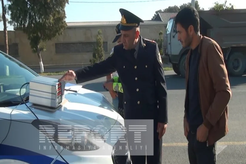 Zərdabda polis qaydaları pozan sürücülərə qarşı reyd keçirib
