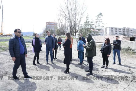 Gürcüstan nümayəndə heyəti Şuşanın görməli yerləri ilə tanış olub