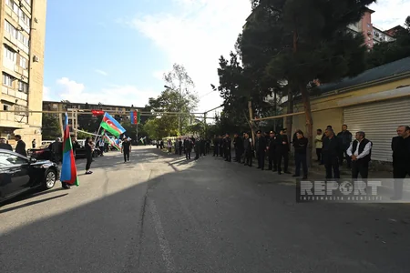 Erməni terroru nəticəsində həlak olan polis serjantı dəfn olunub - YENİLƏNİB-2