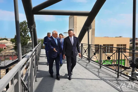 Bakı-Şamaxı-Yevlax avtomobil yolunda piyada keçidi istifadəyə verilib