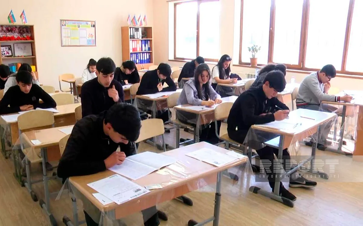 Xankəndi, Ağdərə və Xocalıda ilk buraxılış imtahanları keçirilib
