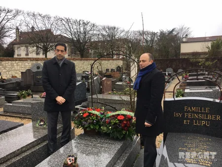 Parisdə Azərbaycan Demokratik Respublikasının nümayəndələrinin xatirəsi yad edilib - FOTO
