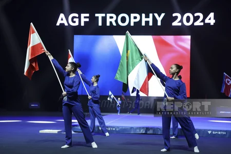 Bakıda idman gimnastikası üzrə Dünya Kubokunun açılış mərasimi keçirilib