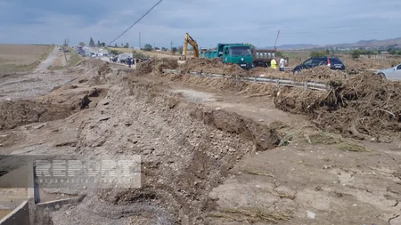 Sel Göyçayda fəsadlar törədib, Aşağı Qaraməryəm kəndi ilə əlaqə tam kəsilib