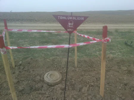 Füzulidə 1 ədəd tank əleyhinə mina aşkarlanıb