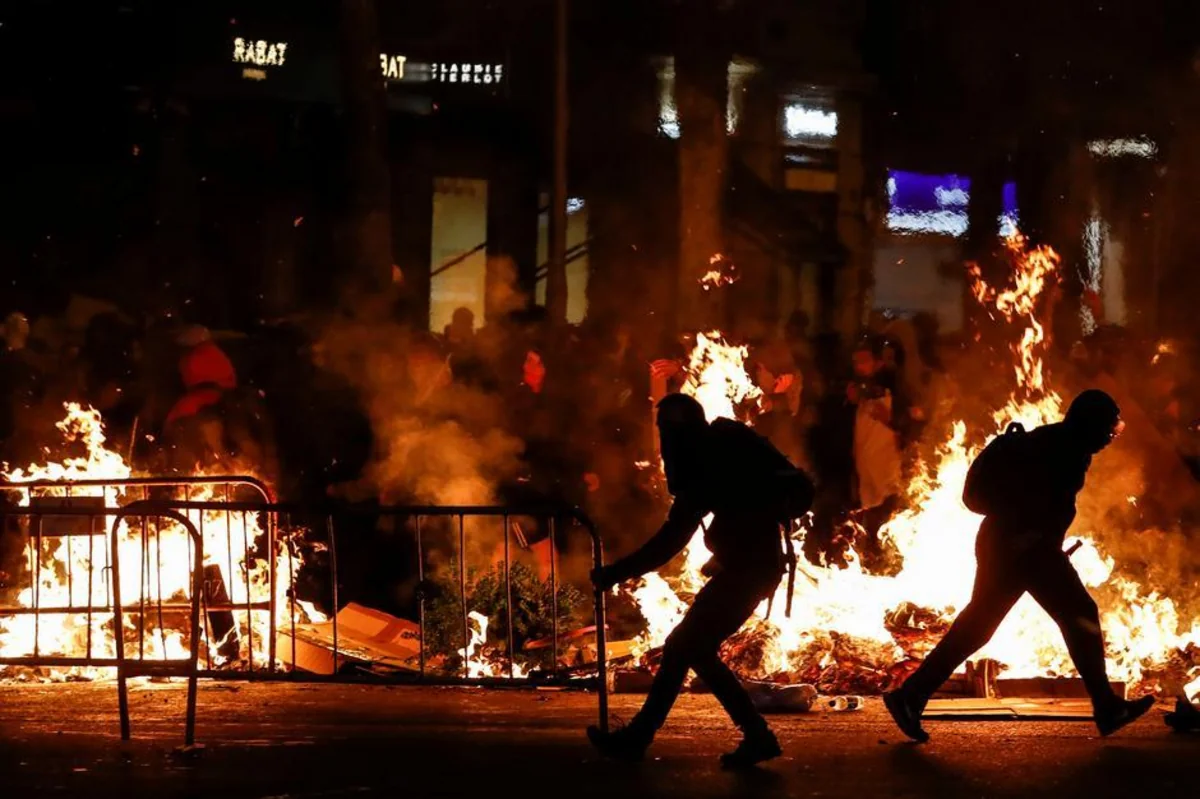 Kataloniyada etirazlar zamanı 19 nəfər saxlanılıb, 5 polis xəsarət alıb