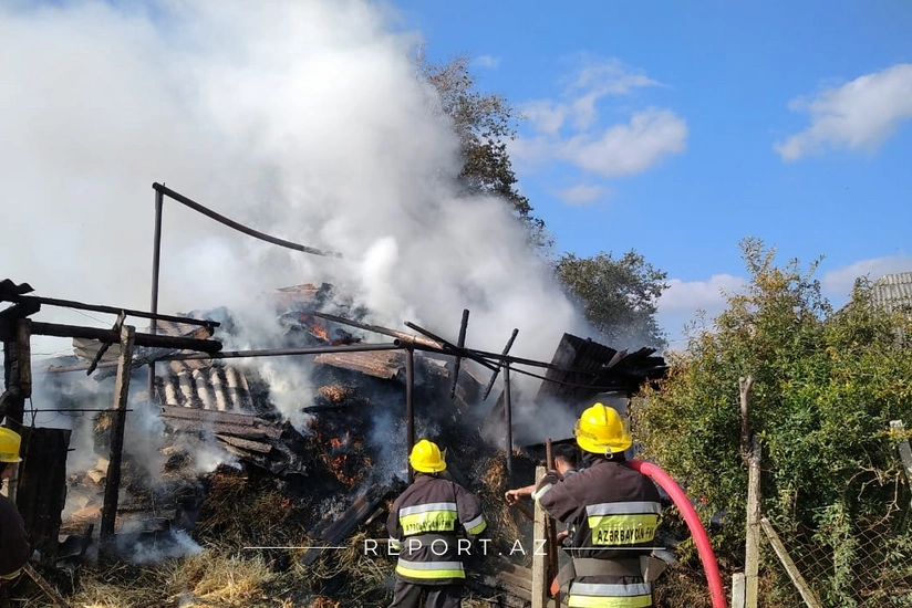 Cəlilabadda yanğın olub