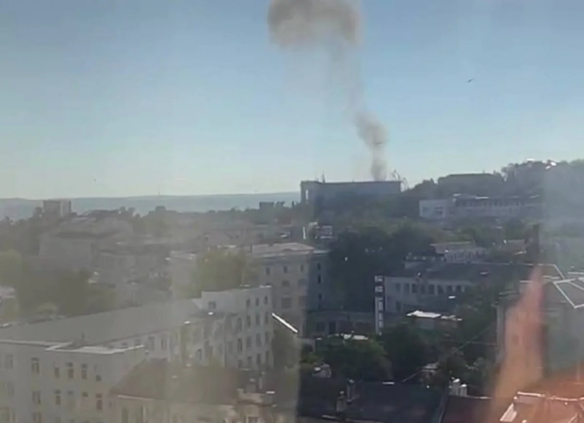 Blast near headquarters of Russian fleet in Crimea