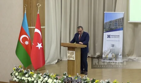 Naxçıvan Universitetində Nobel mükafatçısı Əziz Səncərlə onlayn görüş keçirilib