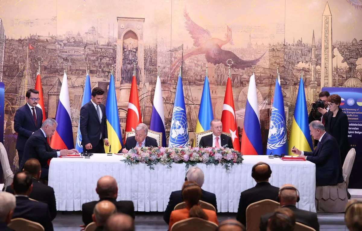 Украина, Турция и РФ при поддержке ООН договорились об экспорте зерна