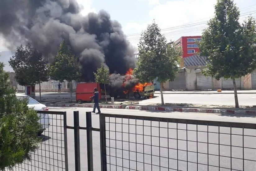 Əfqanıstanda avtobus partladılıb, ölən və yaralananlar var