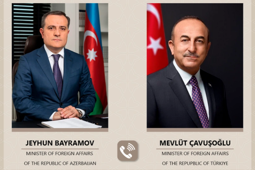 Azərbaycan və Türkiyə XİN başçıları telefonla danışıb