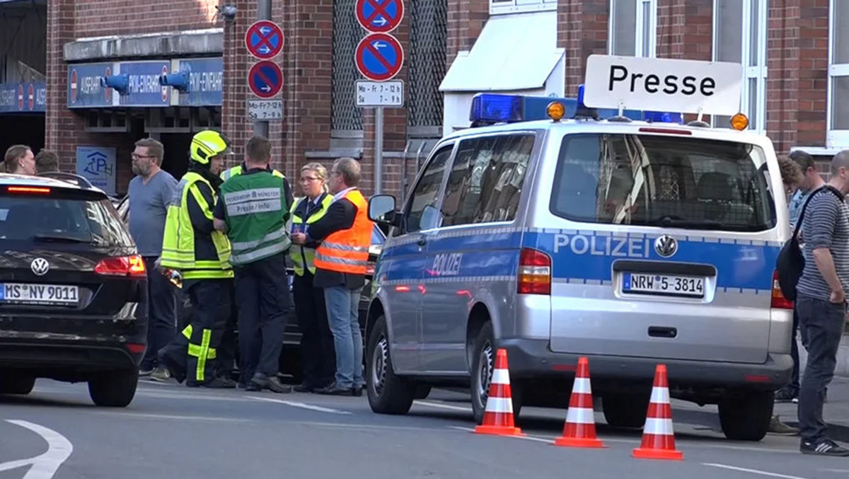 Спецоперация проходит в районе атаки в Мюнстере - ВИДЕО