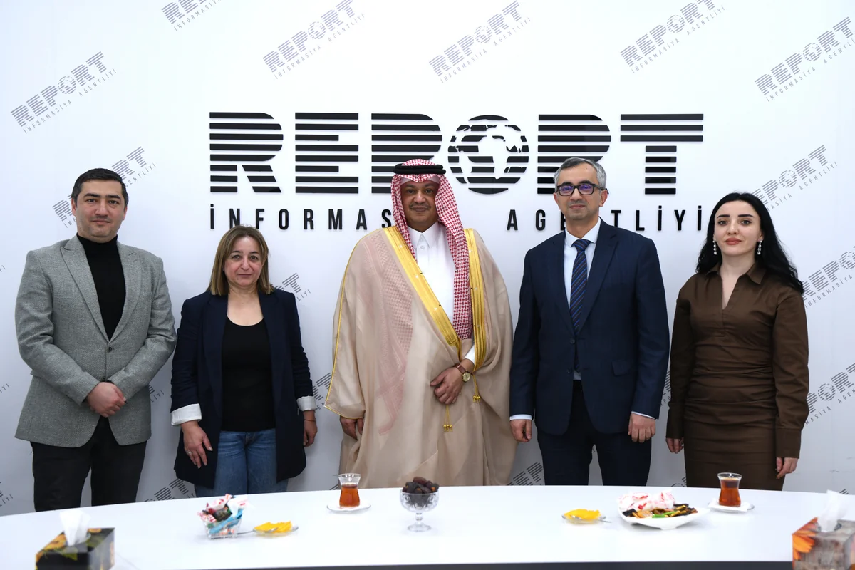 Səudiyyə Ərəbistanının Azərbaycandakı səfiri “Report” İnformasiya Agentliyində olub