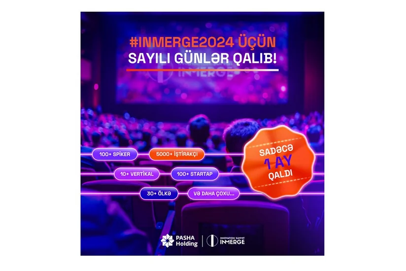 “INMerge” Innovasiya Sammitinə 1 ay qaldı!