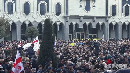 На акции протеста в Тбилиси присутствовали 5,5 тысяч человек - ОБНОВЛЕНО - ФОТО