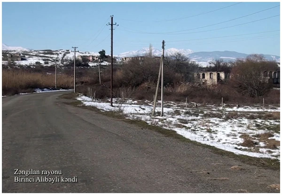 Zəngilanın Birinci Alıbəyli kəndindən görüntülər